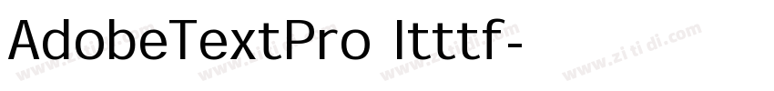 AdobeTextPro Itttf字体转换
